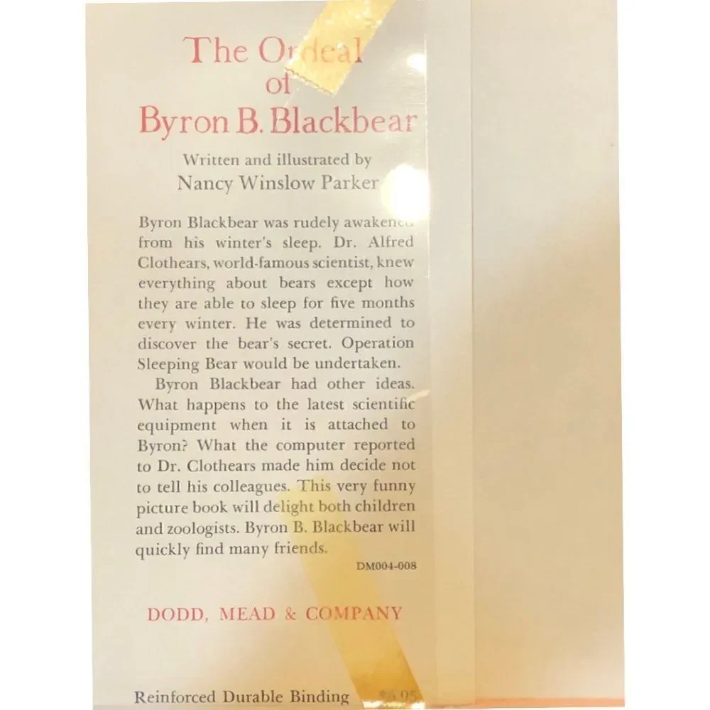 Hardback:  The Ordeal of Byron B. Blackbear